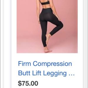 Leonisa firm compression butt lifting leggings